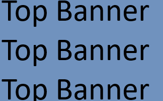 top banner